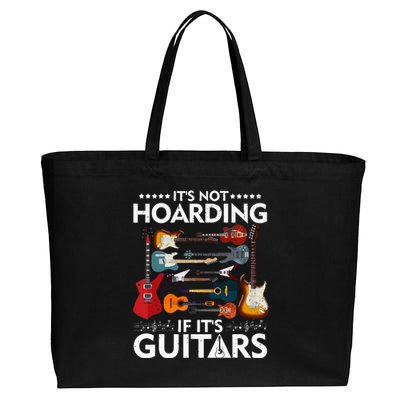 It’s Not Hoarding If It’s Guitars Musicians Cotton Canvas Jumbo Tote