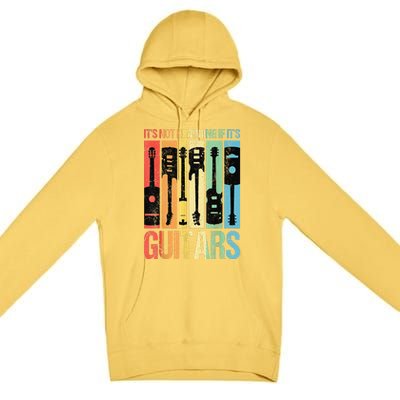 Its Not Hoarding If Its Guitars Guitar Premium Pullover Hoodie