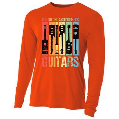 Its Not Hoarding If Its Guitars Guitar Cooling Performance Long Sleeve Crew