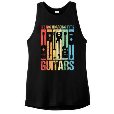 Its Not Hoarding If Its Guitars Guitar Ladies PosiCharge Tri-Blend Wicking Tank