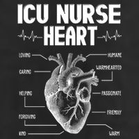 ICU Nurse Heart Cool Comfort Performance Bucket Hat