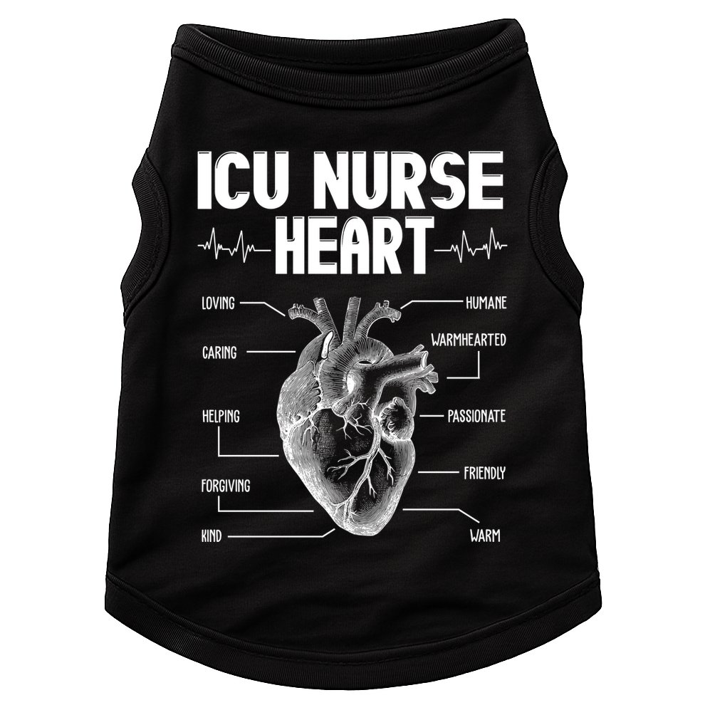 ICU Nurse Heart Doggie Tank