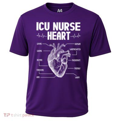 ICU Nurse Heart Performance Shirt