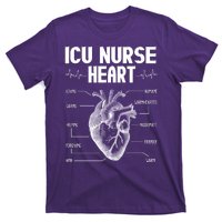 ICU Nurse Heart T-Shirt