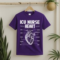ICU Nurse Heart T-Shirt