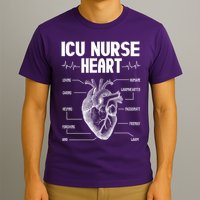 ICU Nurse Heart T-Shirt