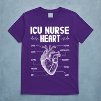 ICU Nurse Heart T-Shirt