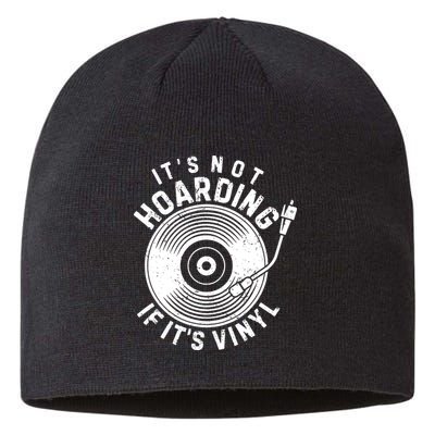 Its Not Hoarding If Its Vinyl Record Lover Collector Sustainable Beanie