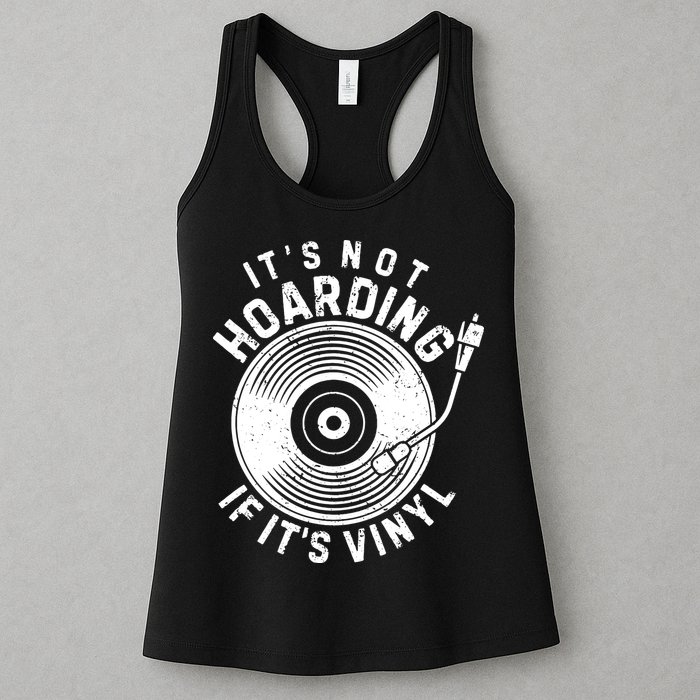 Its Not Hoarding If Its Vinyl Record Lover Collector Womens Tank Top