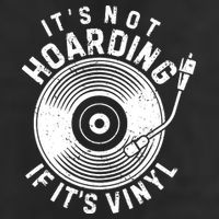 Its Not Hoarding If Its Vinyl Record Lover Collector Golf Towel