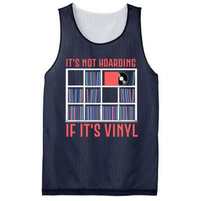 Its Not Hoarding If Its Vinyl Vinyl Records Lover Mesh Reversible Basketball Jersey Tank