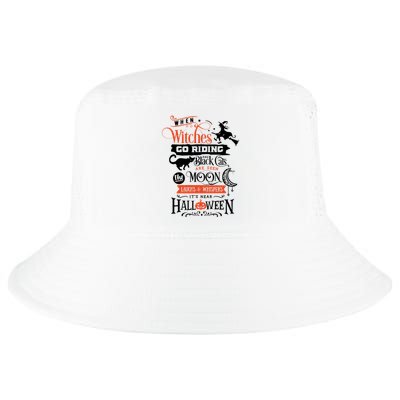 Its Near Halloween Witches Go Riding Festive Cool Comfort Performance Bucket Hat