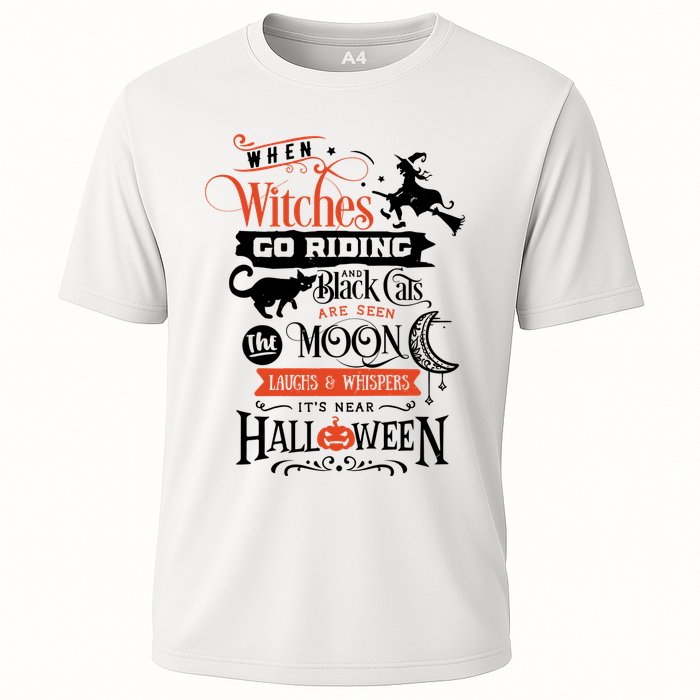 Its Near Halloween Witches Go Riding Festive Performance Shirt