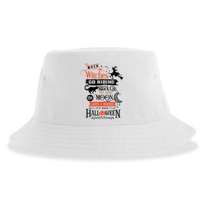 Its Near Halloween Witches Go Riding Festive Sustainable Bucket Hat