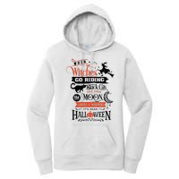 Its Near Halloween Witches Go Riding Festive Women's Pullover Hoodie