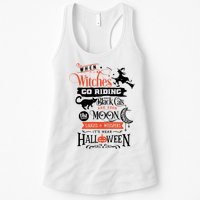 Its Near Halloween Witches Go Riding Festive Womens Tank Top