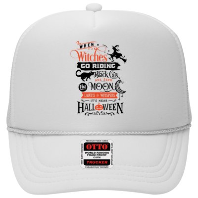 Its Near Halloween Witches Go Riding Festive Trucker Hat