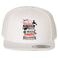 Its Near Halloween Witches Go Riding Festive Wool Snapback Cap