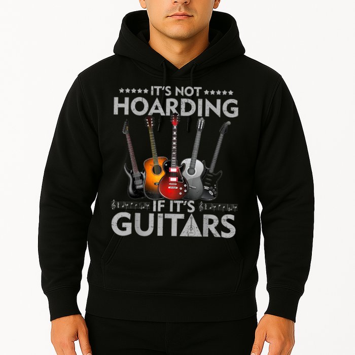 It's Not Hoarding If Its Guitars Vintage Hoodie