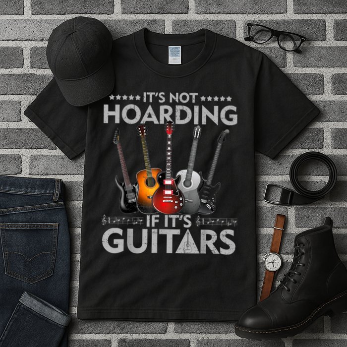 It's Not Hoarding If Its Guitars Vintage Tall T-Shirt