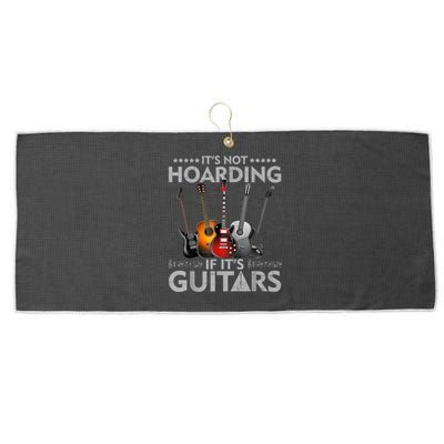 It's Not Hoarding If Its Guitars Vintage Large Microfiber Waffle Golf Towel