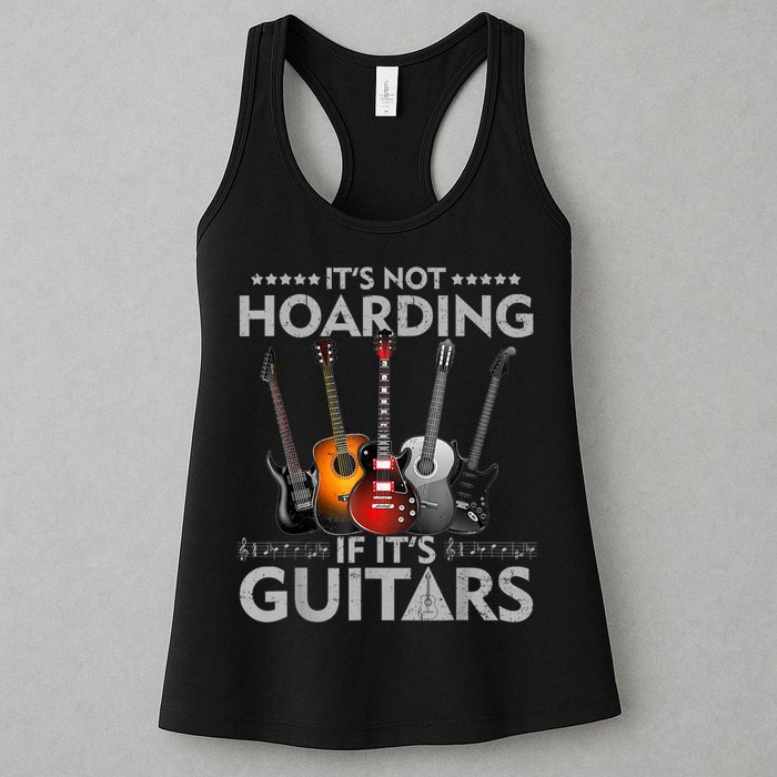 It's Not Hoarding If Its Guitars Vintage Womens Tank Top