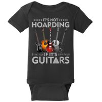 It's Not Hoarding If Its Guitars Vintage Baby Bodysuit