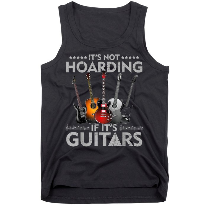 It's Not Hoarding If Its Guitars Vintage Tank Top