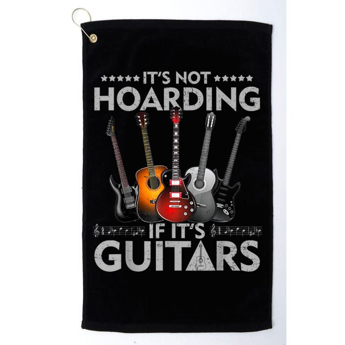 It's Not Hoarding If Its Guitars Vintage Golf Towel