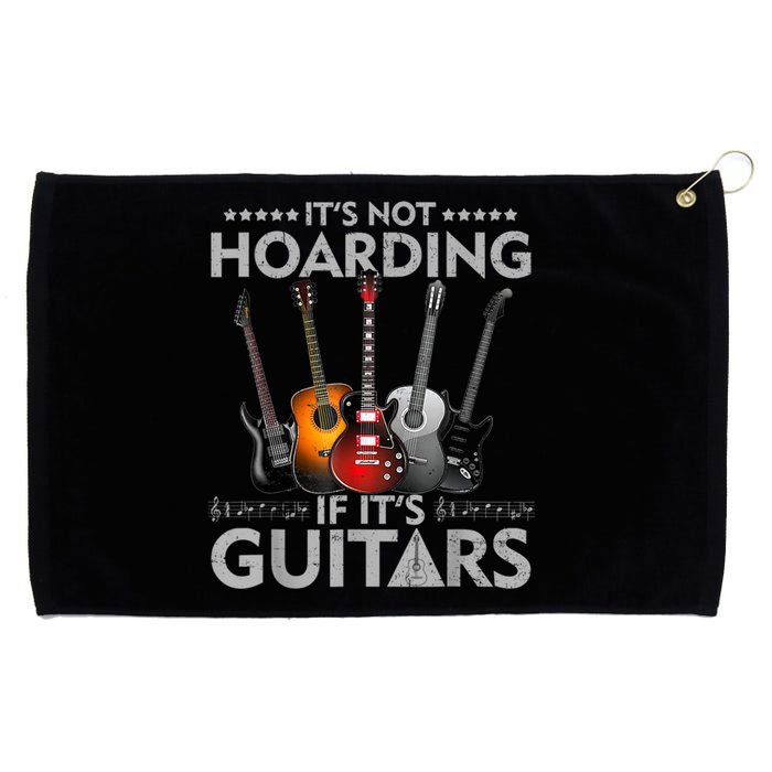 It's Not Hoarding If Its Guitars Vintage Grommeted Golf Towel