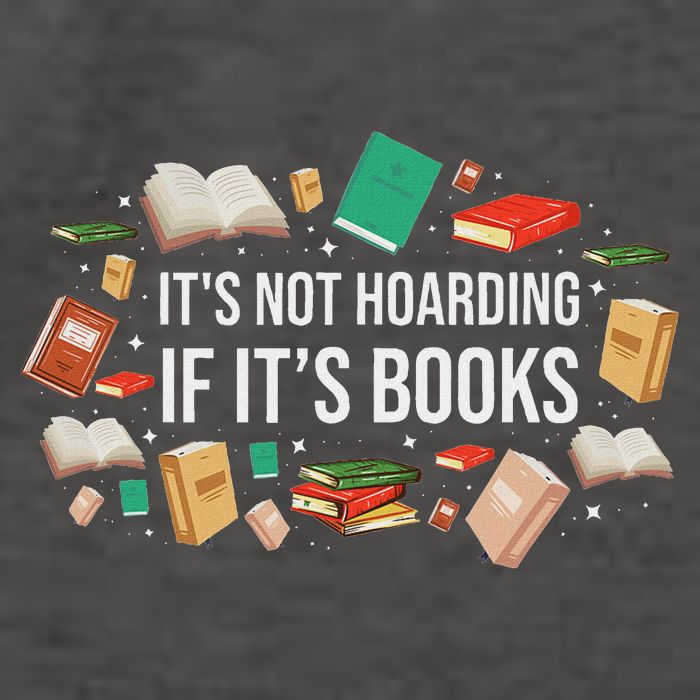 It's Not Hoarding If It's Books Literature Reading Vector Backpack