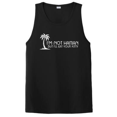 IM Not Haitian But ILl Eat Your Kitty Coconut Tree PosiCharge Competitor Tank