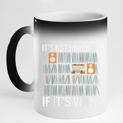 Its Not Hoarding If Its Vinyl 11oz Black Color Changing Mug