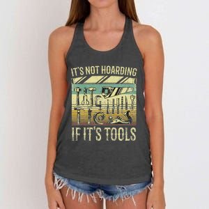 ItS Not Hoarding If ItS Tools Women's Knotted Racerback Tank