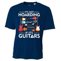 Its Not Hoarding If Its Guitars Musicians Cooling Performance Crew T-Shirt