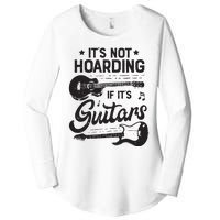 Its Not Hoarding If Its Guitars Player Funny Guitarist Women's Perfect Tri Tunic Long Sleeve Shirt