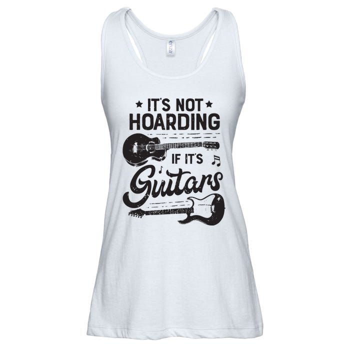 Its Not Hoarding If Its Guitars Player Funny Guitarist Ladies Essential Flowy Tank