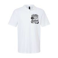 Its Not Hoarding If Its Guitars Player Funny Guitarist Softstyle Adult Sport Polo