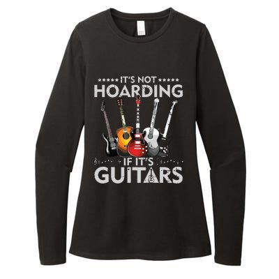 Its Not Hoarding If Its Guitars Vintage Womens CVC Long Sleeve Shirt