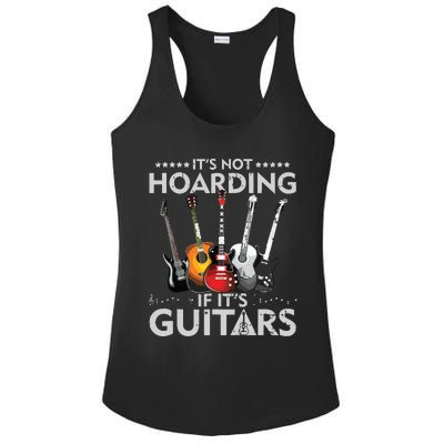 Its Not Hoarding If Its Guitars Vintage Ladies PosiCharge Competitor Racerback Tank