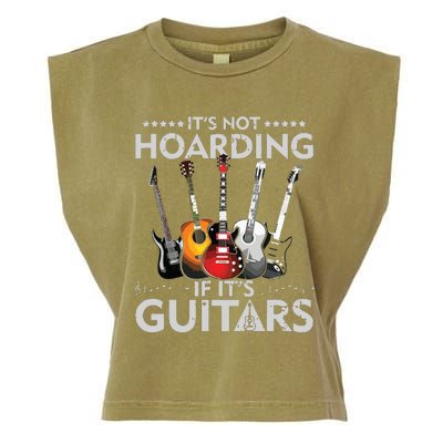 Its Not Hoarding If Its Guitars Vintage Garment-Dyed Women's Muscle Tee