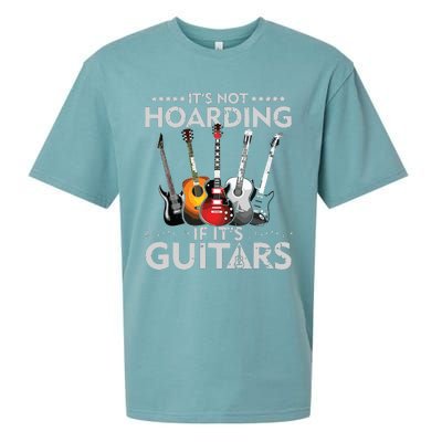 Its Not Hoarding If Its Guitars Vintage Sueded Cloud Jersey T-Shirt