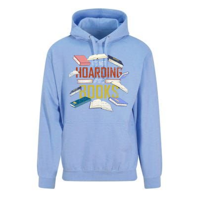 Its Not Hoarding If Its Books Reader Bookworm Funny Hoarding Gift Unisex Surf Hoodie