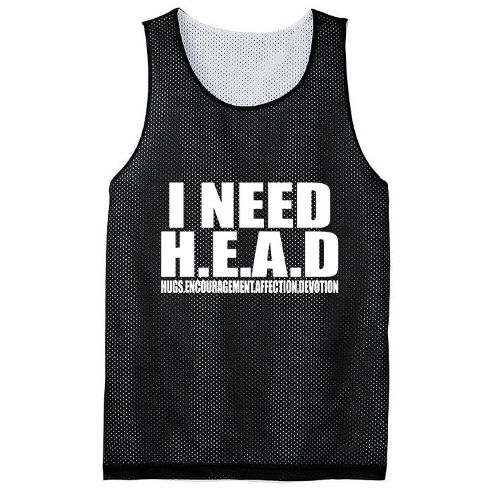 I Need Head Oddly Specific Mesh Reversible Basketball Jersey Tank