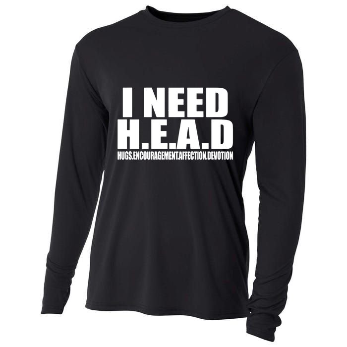 I Need Head Oddly Specific Cooling Performance Long Sleeve Crew
