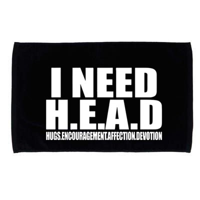 I Need Head Oddly Specific Microfiber Hand Towel