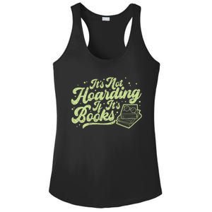 It's Not Hoarding If It's Books Bookaholic Bookworm Reading Gift Ladies PosiCharge Competitor Racerback Tank