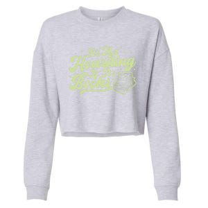 It's Not Hoarding If It's Books Bookaholic Bookworm Reading Gift Cropped Pullover Crew