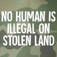 Indigenous No Human Is Illegal On Stolen Land Legacy Tie Dye Trucker Hat