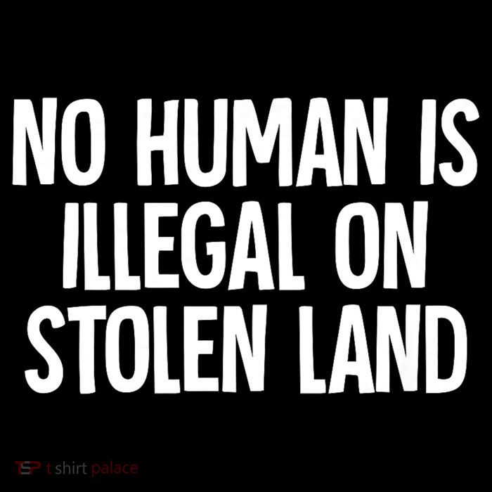 Indigenous No Human Is Illegal On Stolen Land City Backpack